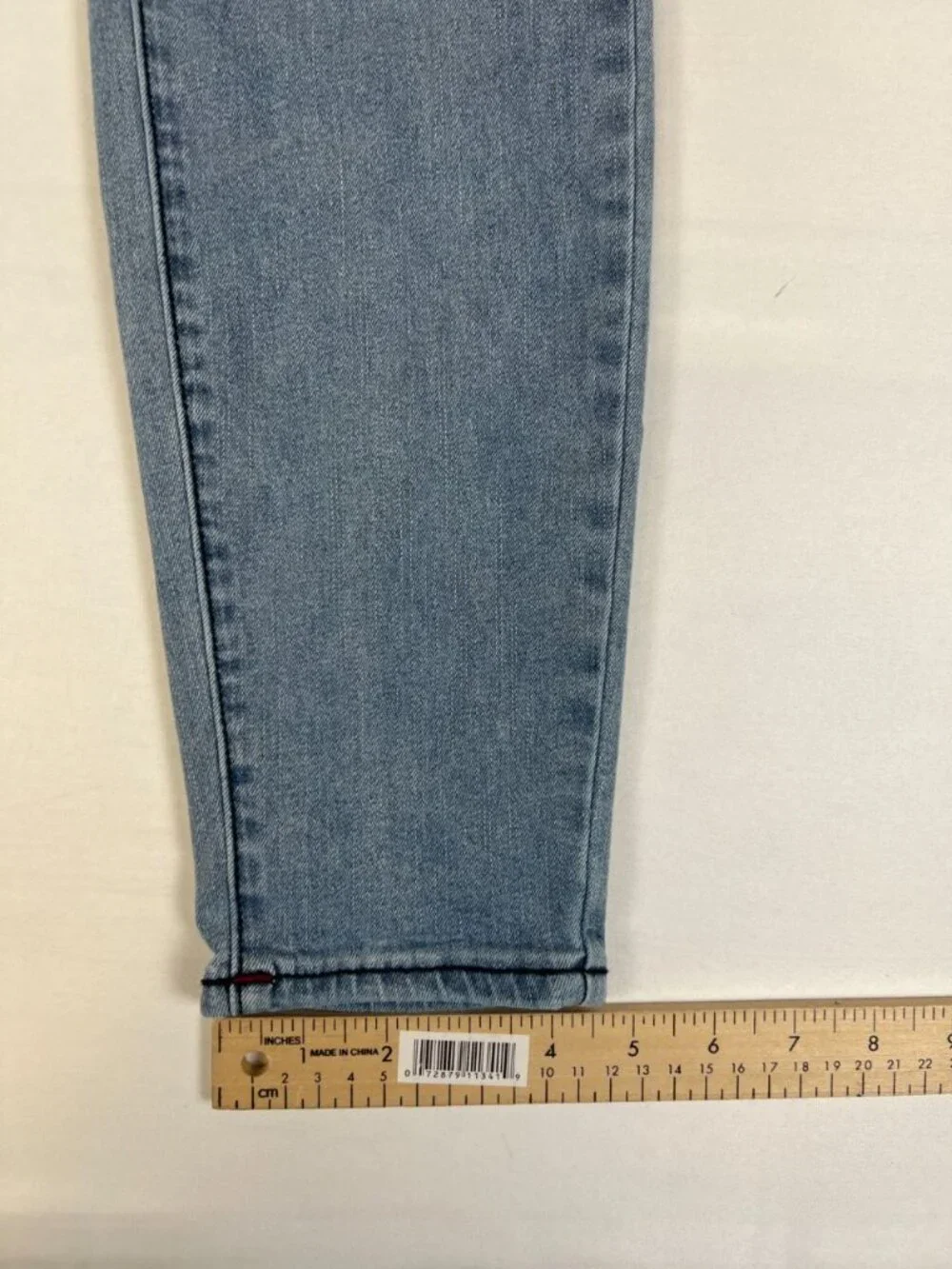 True Religion Womens Halle High Rise Super Skinny Jeans Light Wash Size 33 - Picture 7 of 10